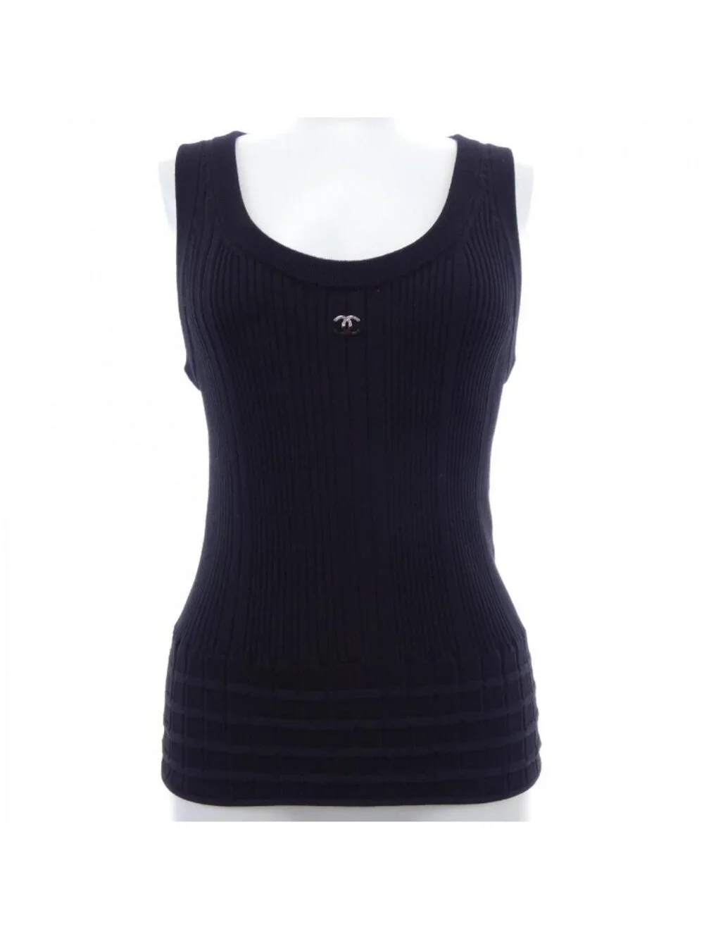 Chanel Tank Top Black